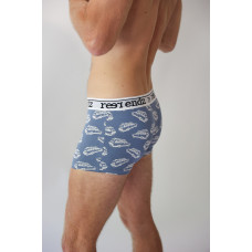 Organic Cotton Men's Trunk | Chasing Waves L by REER ENDZ UNDERWEAR